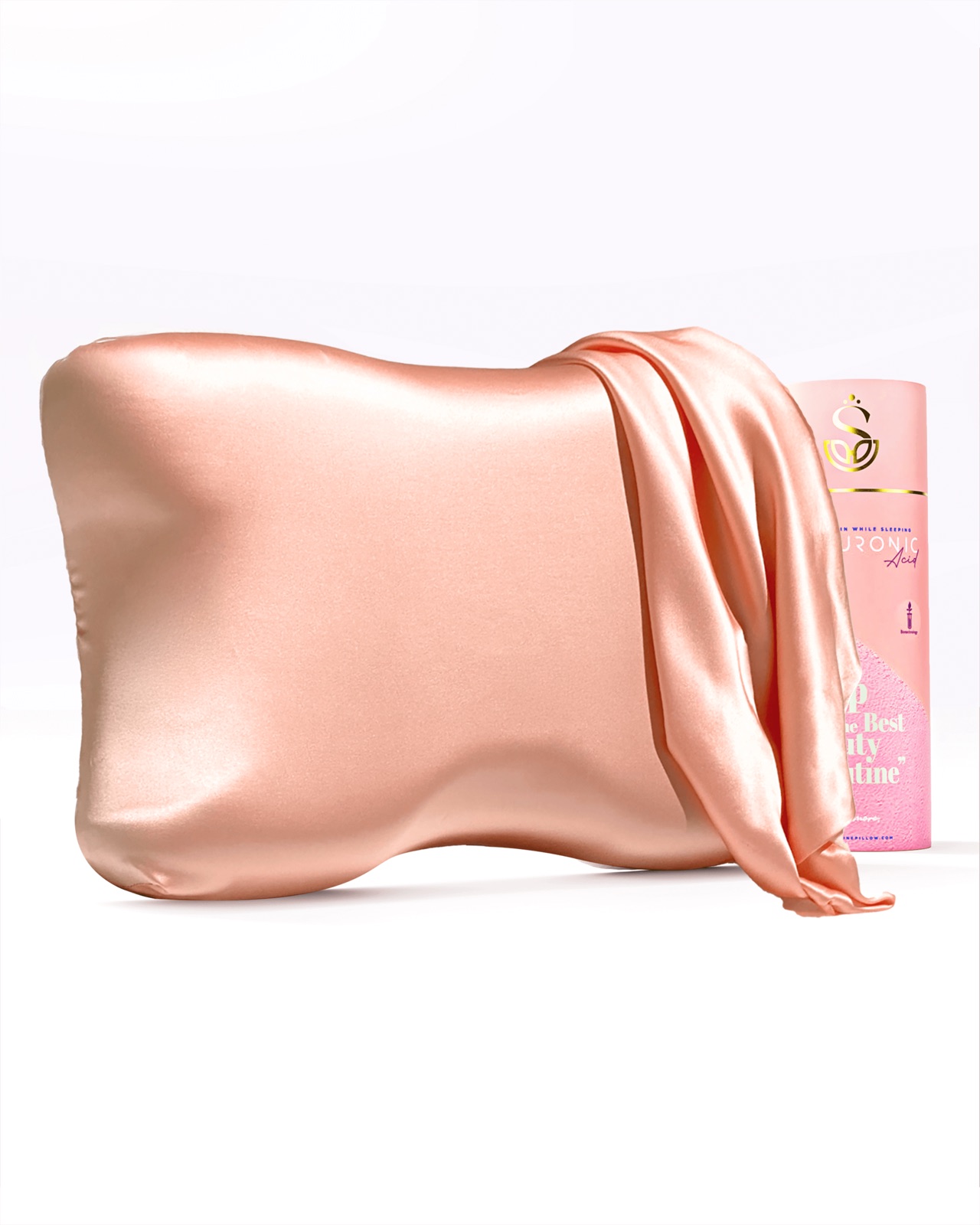 %100 İpek Güzellik Yastığı Pembe — Shine Pillow
