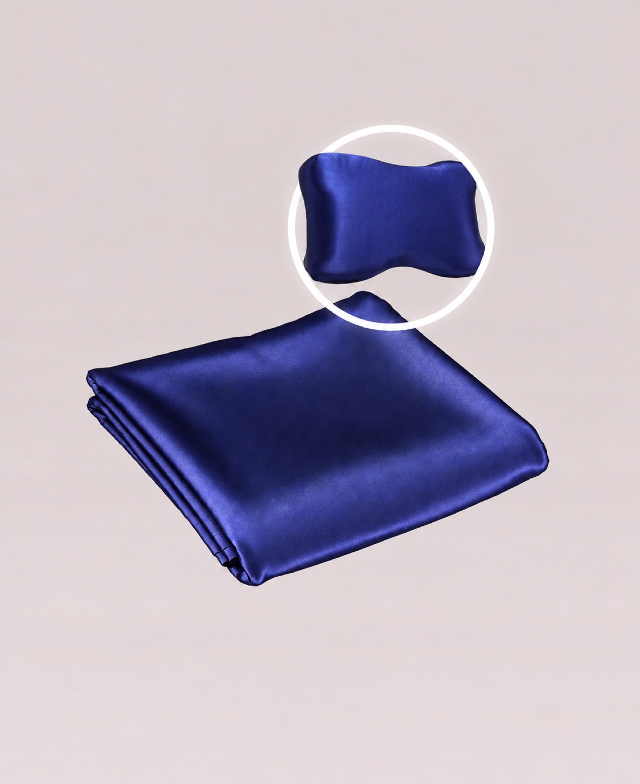 %100 İpek Yastık Kılıfı Lacivert — Shine Pillow