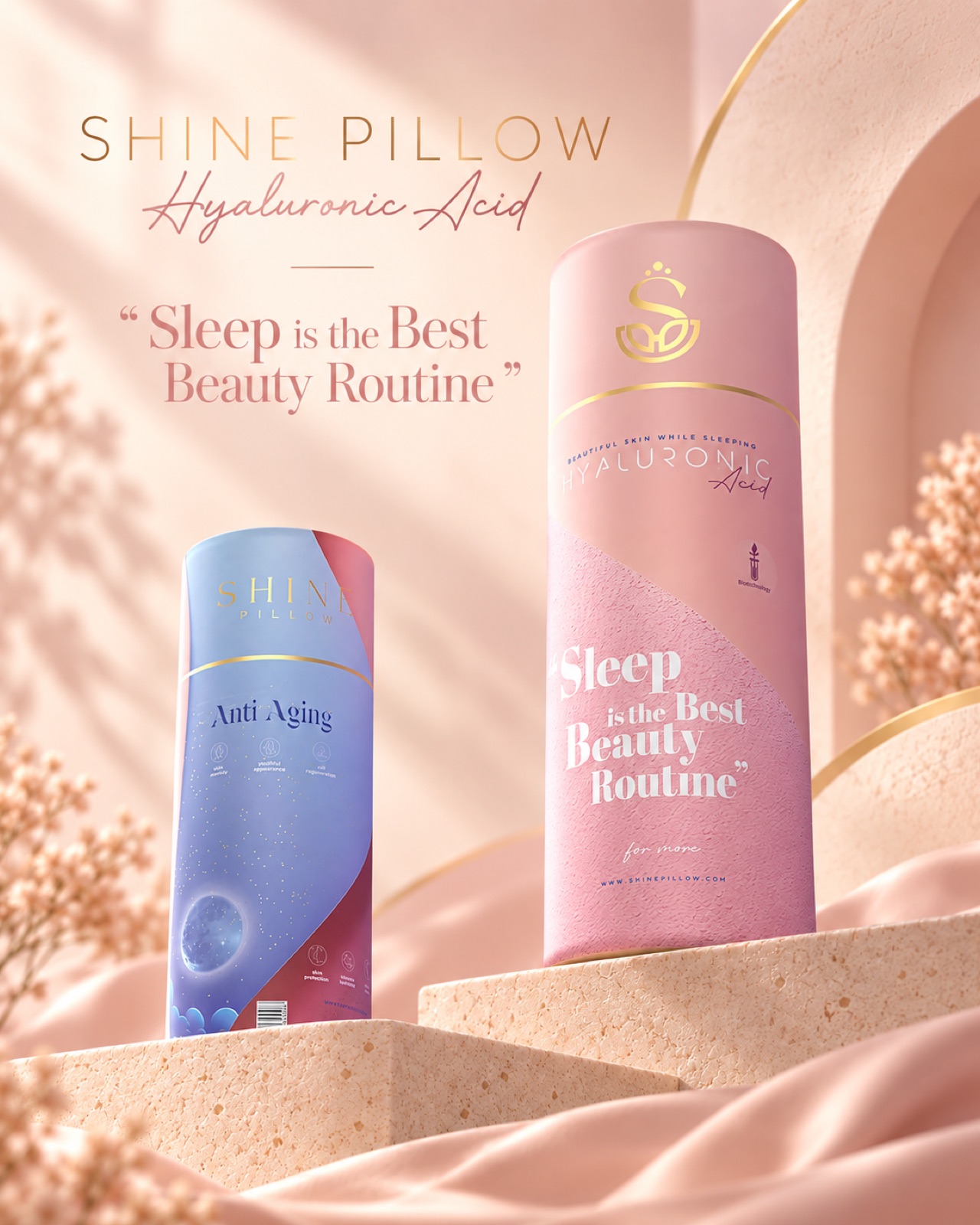 2'li Güzellik Yastığı Seti — Shine Pillow